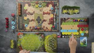 All Expansions  The Castles of Burgundy  Special Edition  Solo Playthrough [upl. by Tisbee]