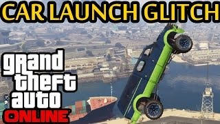 ★ GTA 5  NEW Car Launch Glitch Like GTA 4 Swingset Glitch [upl. by Daisie]