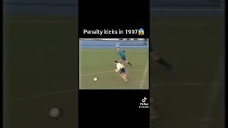 👀🗿 trendingshorts fyp subscribe soccer penalty oldisgold football moments 1997🫣 [upl. by Cherilynn]