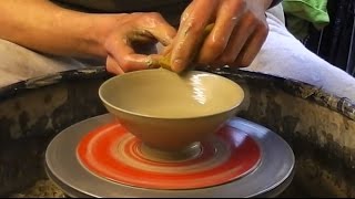 How to Make some Easy Simple Small Pottery Ceramic Bowls on the Wheel [upl. by Nadnerb]