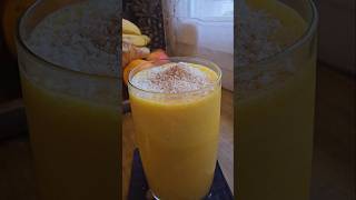 Smoothie banane potimarron  smootjie banana pumpkin smoothie smoothierecipes fyp fypシ゚viral [upl. by Ardnosak950]