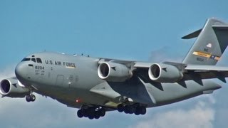 C17 Globemaster III USAF Yokota Airbase 横田基地 [upl. by Jaynell147]