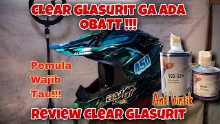 Review Clear glasurit 923255 HsMulti Klarlack dengan Spraygun Anest iwata kiwami w50 black Chrome [upl. by Judye175]