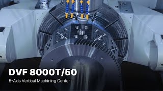 DVF 8000T50ㅣ5Axis VMC to Vertical Machining Center [upl. by Notsua]