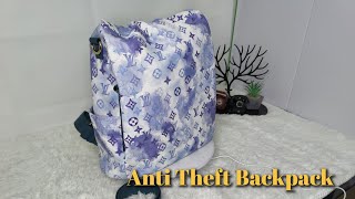 Anti Theft Backpack  Free Pattern amp Tutorial  Part 1 [upl. by Windsor]