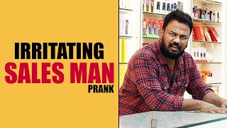 IRRITATING SALES MAN Funny Prank  Latest Telugu Pranks  FunPataka [upl. by Franci]