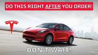 21 TIMESENSITIVE Things to do IMMEDIATELY After OrderingDelivery of Your TESLA [upl. by Dieterich]