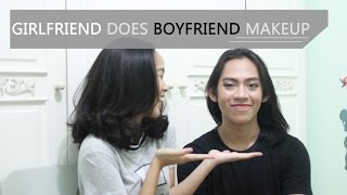 Girlfriend Does Boyfriend Makeup  Almiranti Fira [upl. by Yelda]