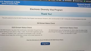 HOW TO CHECK DV RESULTSTHE OFFICIAL WEBSITE TO CHECK DV2023 RESULTS [upl. by Jonette]