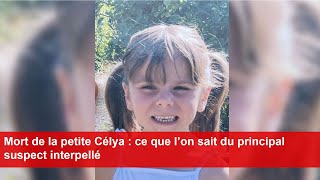 Mort de la petite Célya  ce que l’on sait du principal suspect interpellé [upl. by Ranna]