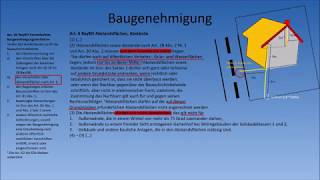 Baurecht BayBO  Baugenehmigung 3 Genehmigungsfähigkeit Stand 2019 [upl. by Nnyre608]