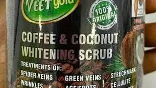 VEET GOLD COFFEE AND COCONUT SCRUB [upl. by Noivad12]