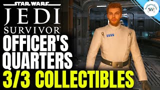 Officer’s Quarters All Collectibles  Nova Garon  Star Wars JediSurvivor [upl. by Obeded369]