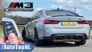 BMW M3 G80 Competition REVIEW on AUTOBAHN by AutoTopNL [upl. by Caves914]