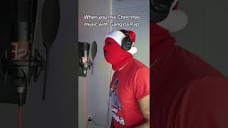 When you mix Christmas music with Gangsta Rap 😆 🎄🎅 [upl. by Leanor667]