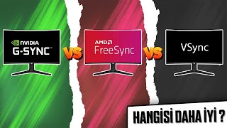 GSYNC VSYNC AMD FREESYNC Monitör Teknolojileri Nedir Hangisini Kullanmalıyız 2024 [upl. by Houston]