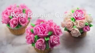 How to Make Buttercream Rose Cupcakes [upl. by Malamud]