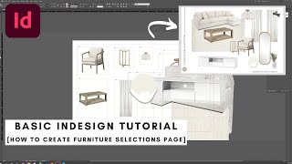 Basic InDesign Tutorial  For Beginners  How to create Selections Page [upl. by Irby]