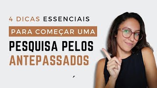 Como começar uma pesquisa genealógica [upl. by Acker]