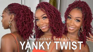 NEW YANKY TWIST Crochet Braids on THIN NATURAL HAIR  HOW TO MINI TWIST 2024  Jodi The Island Girl [upl. by Acyre]