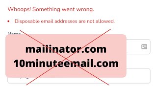 Laravel Disposable Email Allow Only quotRealquot Emails [upl. by Areivax]