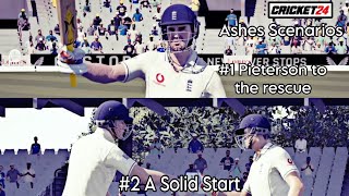 Can I Complete Cricket 07 Ashes Scenarios in Cricket 24  Epic Ashes Scenario Challenge 🏏🔥 [upl. by Ekusuy450]