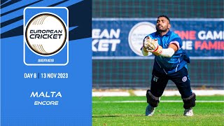 🔴 ECS Malta Encore 2023  Day 8  T10 Live Cricket  European Cricket [upl. by Levesque]