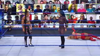 Sasha Banks Tries To Attack Bianca Belair  Smackdown April 2 2021 [upl. by Ahilam]