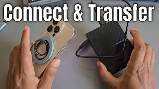 How to connect SSD to iPhone 16 pro16Pro Max [upl. by Elrem938]