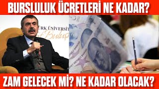 Bursluluklara zam gelecek mi Ne kadar olacak 2024 Bursluluk ücreti ne kadar [upl. by Shalna]