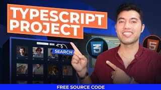 Create a TypeScript Website with GitHub API amp Search Functionality🔥TypeScript Project in Hindi 🚀 [upl. by Aronos945]