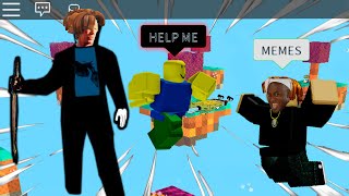 ROBLOX Skywars Funny Moments 2 MEMES [upl. by Niram]