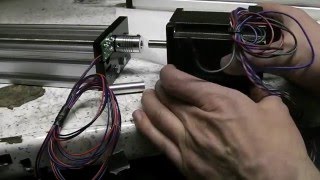 DIY Linear Actuator stepbystep CNC router blog 4 [upl. by Anekahs]