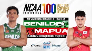 Mapúa vs Benilde Men’s Basketball Finals  NCAA Season 100  Replay [upl. by Michelsen]