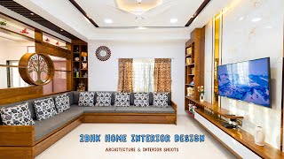 Simple amp Modern  2BHK home interior design  Pune  Architecture amp Interior Shoots [upl. by Tristas]