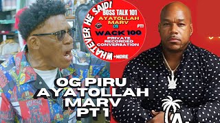 OG PIRU Ayatollah Marv Expose Wack 100 amp Leaks another Private Recorded Conversation On PIRUPart 1 [upl. by Clio]