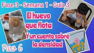 La densidad para niños El huevo que flota y un cuento sobre la densidad [upl. by Alekram327]