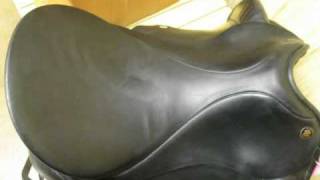 Used Saddle for Sale Hennig Dressage 18quot  1818 [upl. by Nayr]