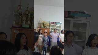 Vocalizing warming up by using quotgagagaquot childrenchoir choir latihanssc vocalexercise [upl. by Vinnie975]