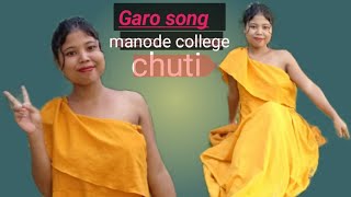 Garo song  manode college chuti  silmechi momin Lenamira momin Romantic Garo song [upl. by Mazel]