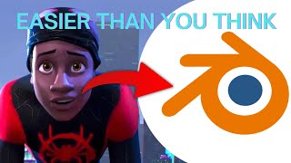 How to Make Your Blender Projects Look Like Into the SpiderVerse [upl. by Nilecoj]