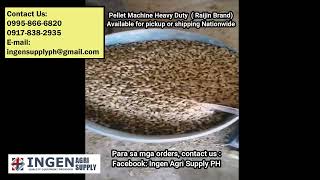 Raijin Pellet Machine demo video sa aming client Philippines [upl. by Auvil]