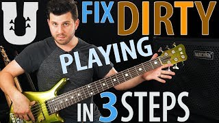 3 Easy Steps to Cleaner Bass Playing  Online Bass Lessons [upl. by Plerre]