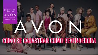 TUTORIAL  Faça seu cadastro no site para ser revendedora Avon [upl. by Ahseket34]