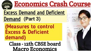 Excess demand amp deficient demand  Part3  Macroeconomics [upl. by Montfort815]