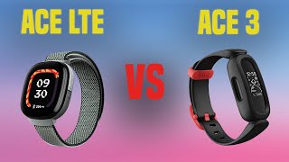 Fitbit Ace LTE vs Fitbit Ace 3  Full Specs Compare Smartwatches [upl. by Marwin]