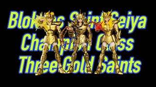 TGBtoys Brokees Saint Seiya Champion Class Aries Mu Leo Aiolia amp Scorpio Milo Unboxing [upl. by Barren944]