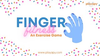 FINGER FITNESS  Hand Therapy Exercise Game  Handwriting WarmUps amp Teletherapy Finger Exercise [upl. by Ayian]