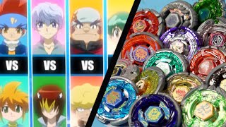 Beyblade Anime VS Real Life  BATTLE BLADERS Team Gingka VS Dark Nebula [upl. by Hillier58]