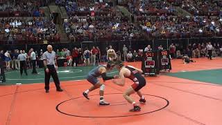 170 q Kaleb Romero Mechanicsburg vs Cole Draper Sycamore Mohawk [upl. by Ynnaf622]